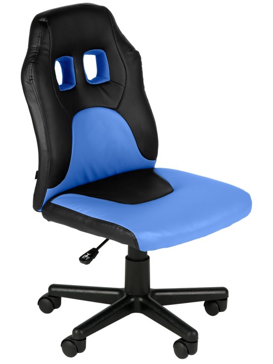 Hauska lasten työtuoli, musta/sininen