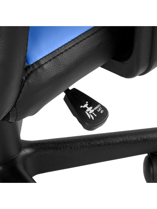 Hauska lasten työtuoli, musta/sininen