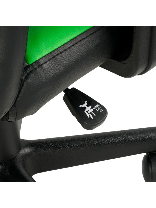 Hauska lasten työtuoli, musta/vihreä