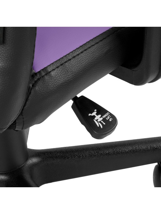 Hauska lasten työtuoli, musta/liila