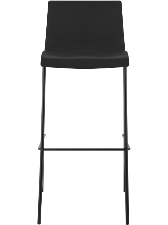 2 baarijakkaran setti Hoover muovinen 4-jalkainen runko, musta