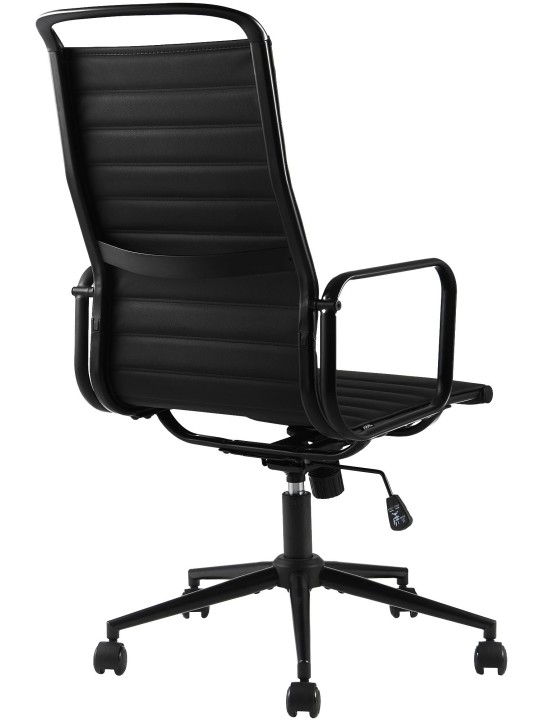 Nelson keinonahkainen työtuoli, musta