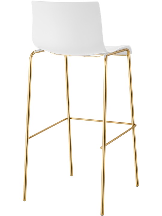 2 baarijakkaran setti Hoover muovia 4 jalkaa kultaa, valkoinen