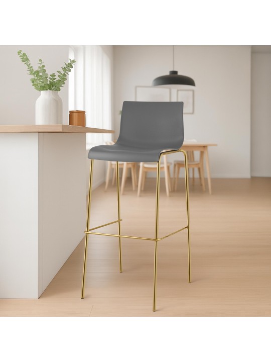 2 baarijakkaran setti Hoover muovia 4 jalkaa kultaa, harmaa