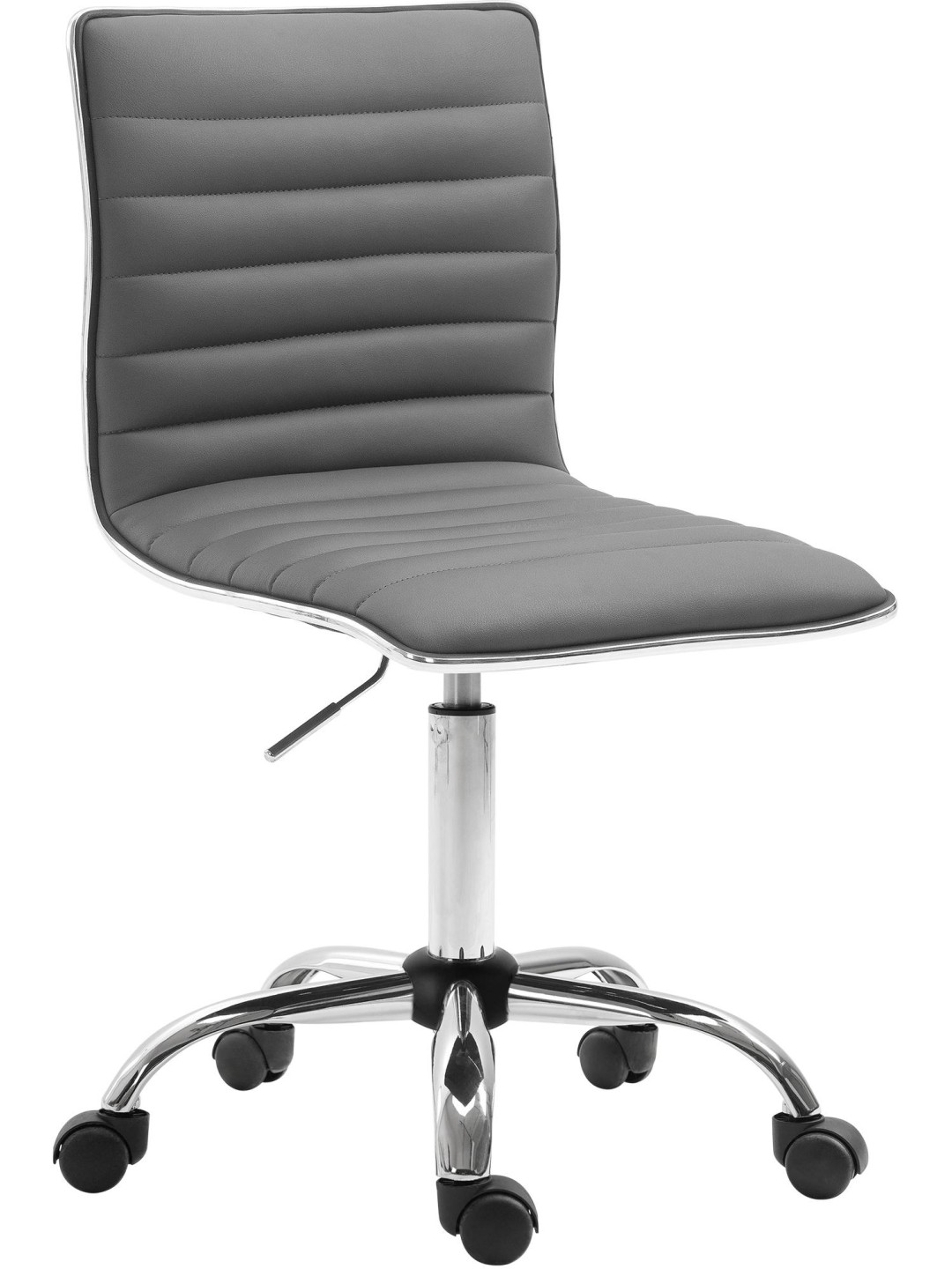 Työjakkara Alamosa keinonahkaa, harmaa