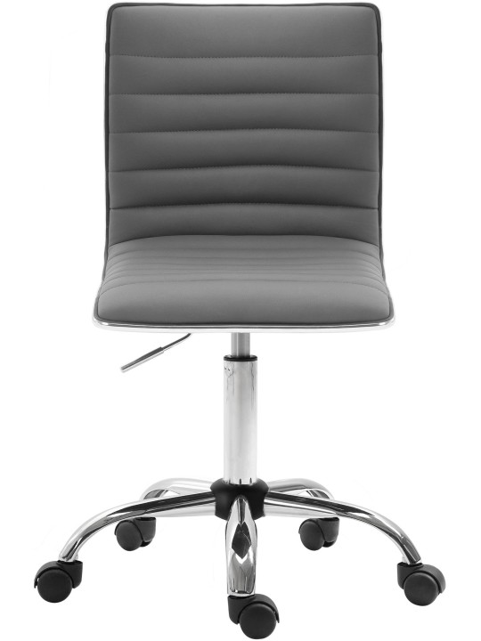 Työjakkara Alamosa keinonahkaa, harmaa