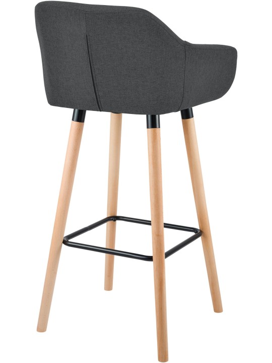 Baarijakkara Grant-kangas, tummanharmaa