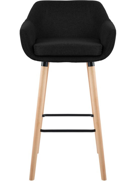 2 baarijakkaran setti Grant kangas, musta