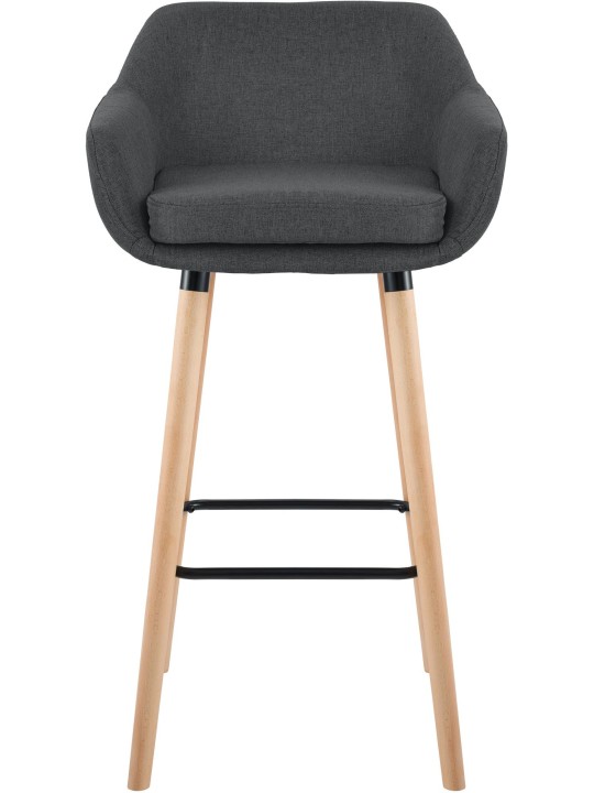 2 baarijakkaran setti Grant kangas, tummanharmaa