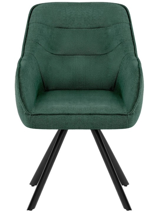 Tuoli Pettuli kangasta, vihreä
