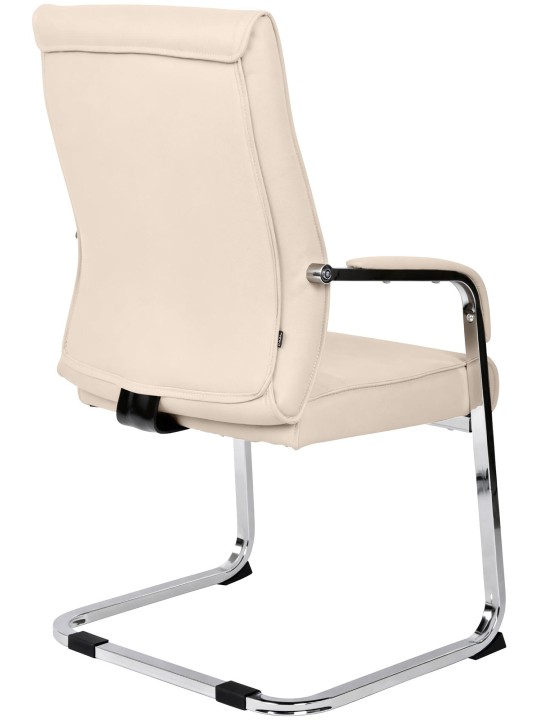 Hobart vierailijatuoli, kermanvärinen