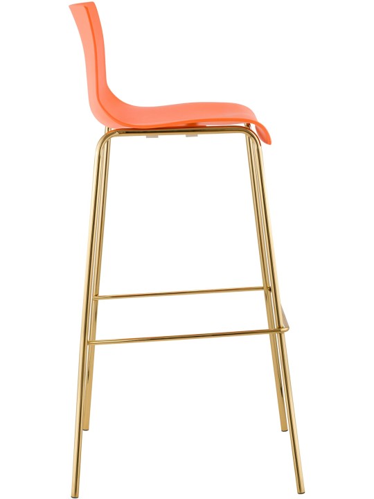 Baarijakkara Hoover muovinen 4 jalkaa kultaa, oranssi Baarijakkara Hoover muovinen 4 jalkaa kultaa, oranssi