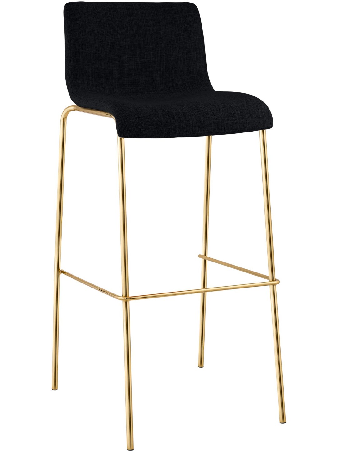 Baarijakkara Hoover-kangas, 4 jalkaa kultaa, musta