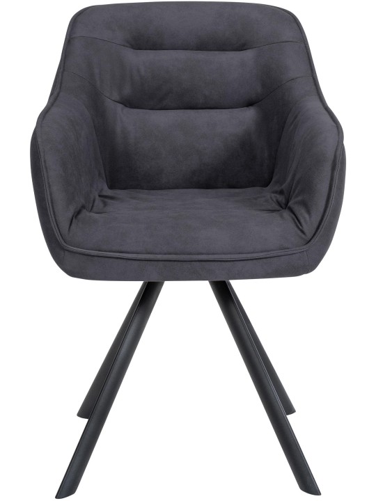 Russel vintage tuoli, musta