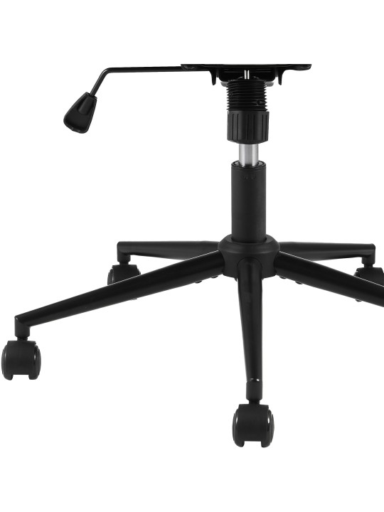 Nelson keinonahkainen työtuoli, musta