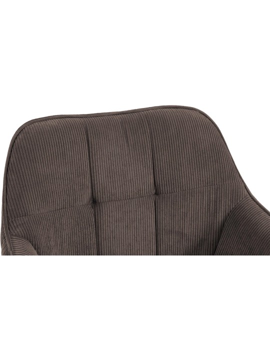 Ruokailuhuoneen tuoli Vienna Cord luonnollinen, ruskea