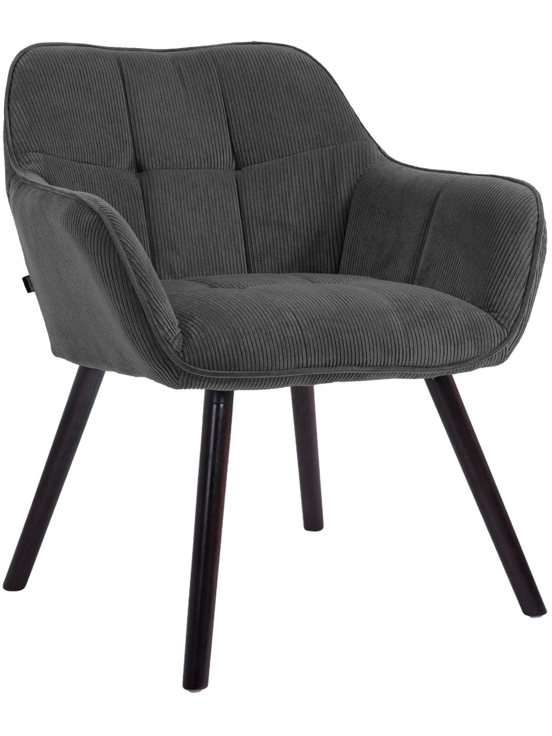 Vienna Cord ruokapöydän tuoli, tummanharmaa