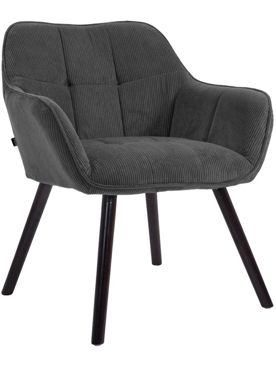 Vienna Cord ruokapöydän tuoli, tummanharmaa Vienna Cord ruokapöydän tuoli, tummanharmaa