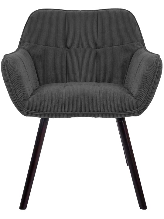 Vienna Cord ruokapöydän tuoli, tummanharmaa Vienna Cord ruokapöydän tuoli, tummanharmaa