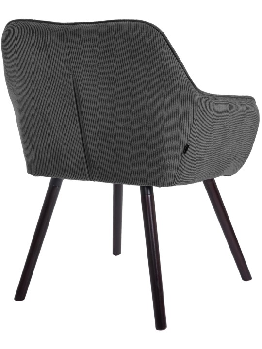 Vienna Cord ruokapöydän tuoli, tummanharmaa Vienna Cord ruokapöydän tuoli, tummanharmaa